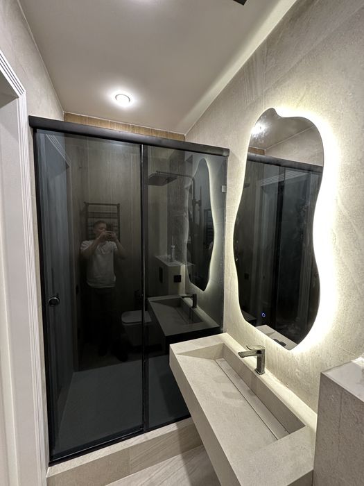 Душ кабина, Зеркало, Межкомнатные перегародки, ванные шторки