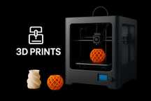 Printuri 3d la comanda Filament PETG negru