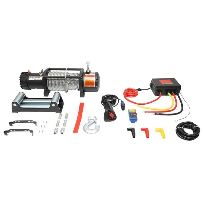 Troliu electric telecomanda 12V 5cp 4.3T (9500lbs) cablu 9x24m BK81337