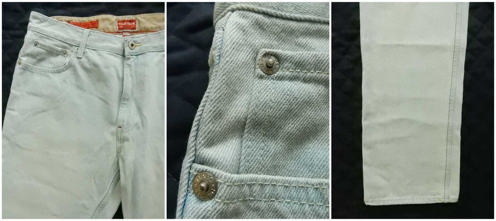 Tommy Hilfiger Freedom Fit Red Label Premium Vintage Denim. Marime 34.