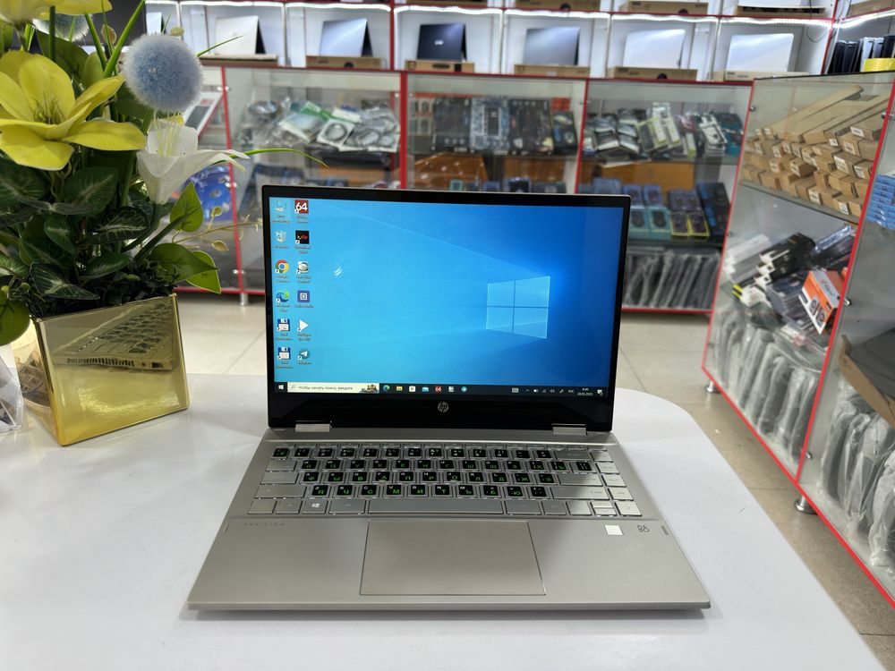 hp pavilion x360 sensor ekranlik core i5 keldi 8/512 ssd lik ucharidan