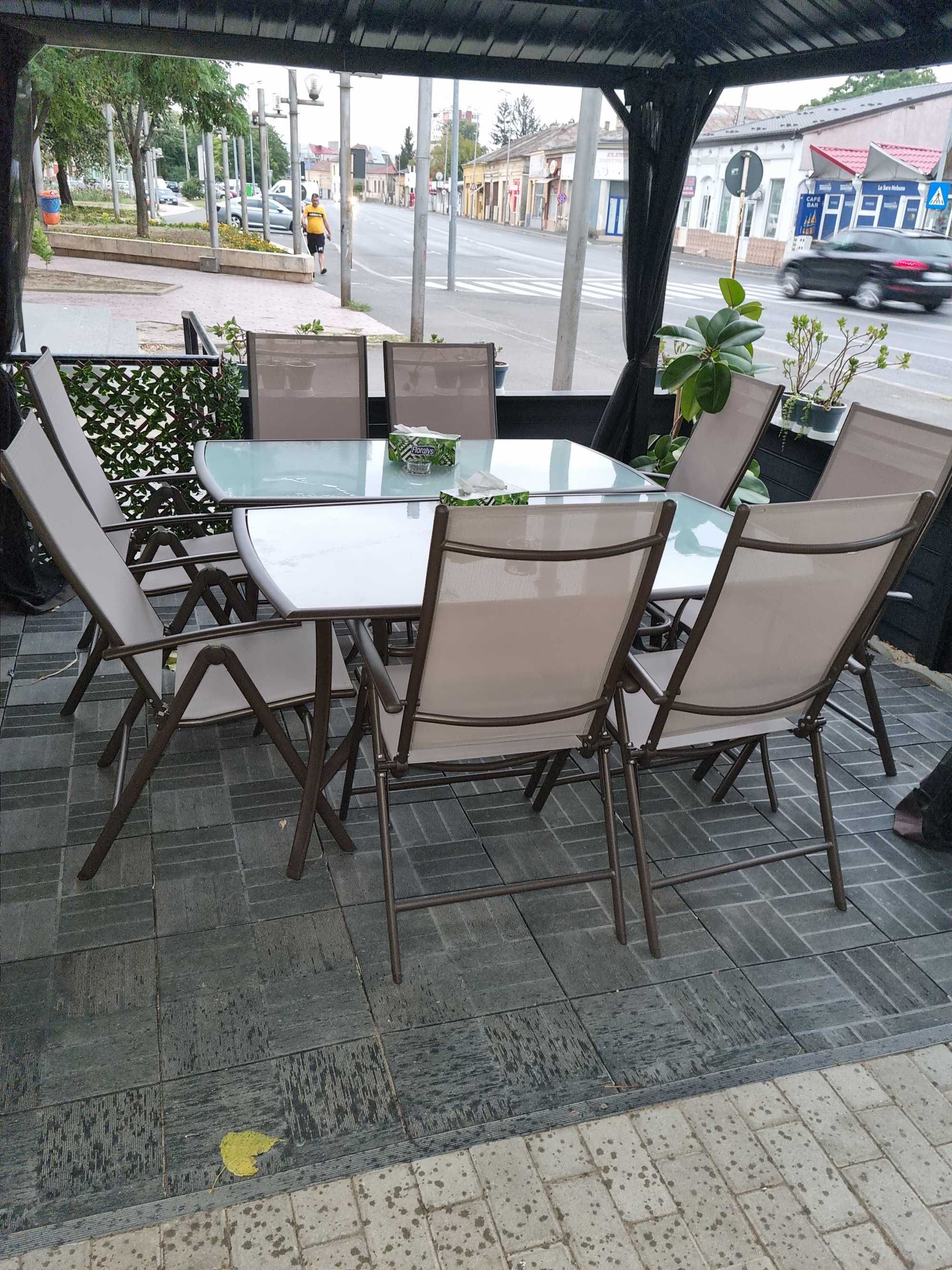 Set 4 scaune masa si umbrela