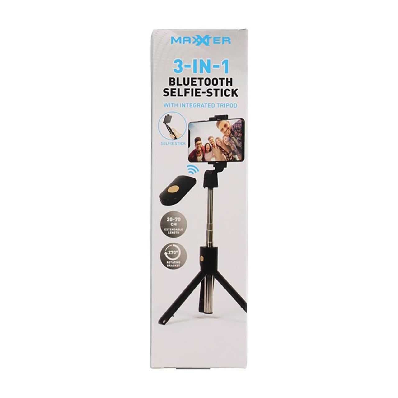 Selfie-stick Bluetooth Maxxter ACT-TA-STBT-01