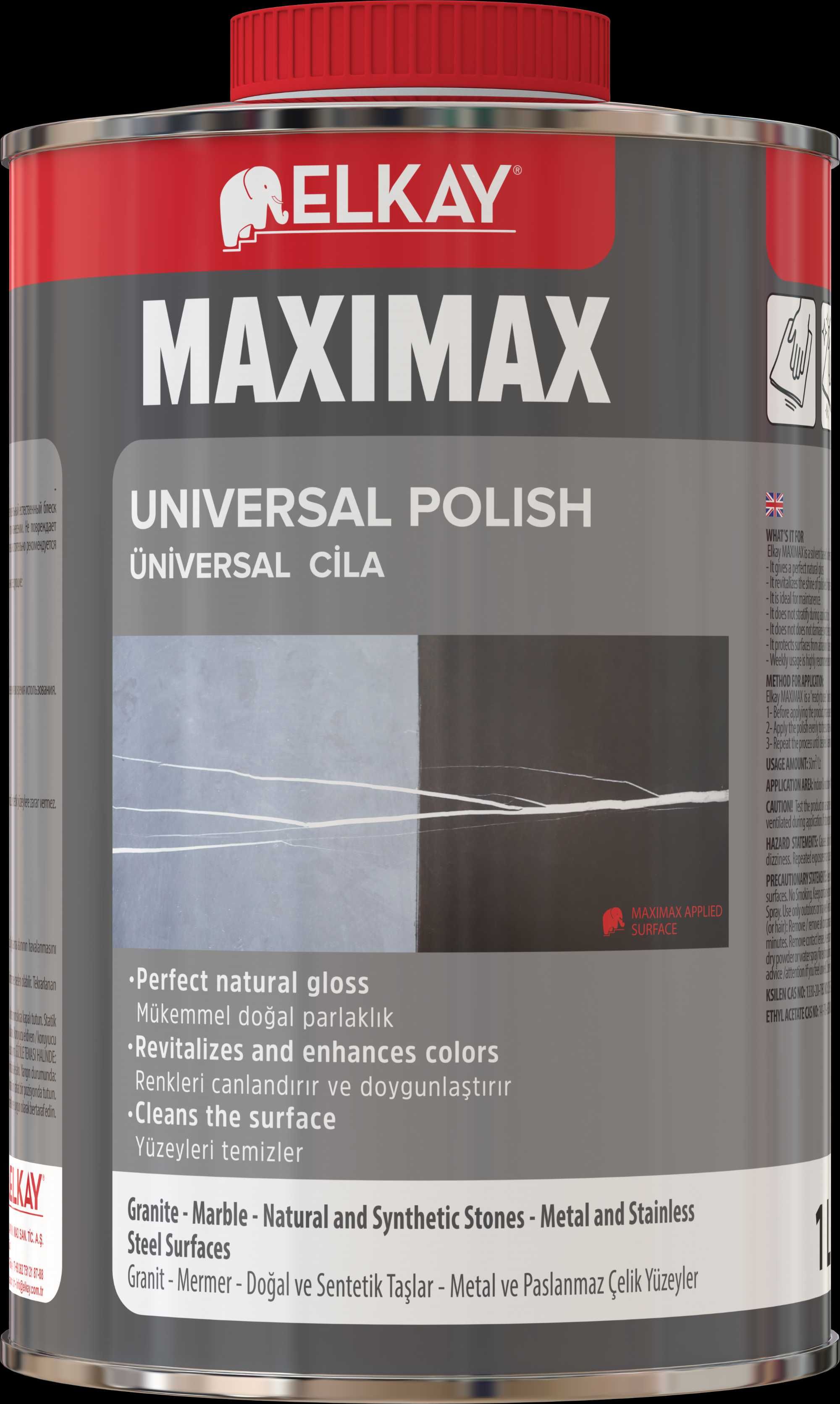 ELKAY MAXIMAX UNIVERSAL VH34Granit va marmar sirtlar uchun lak jilolov
