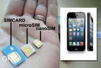 Taiere / Decupare Cartele Sim si/sau Micro Sim in Nano Sim