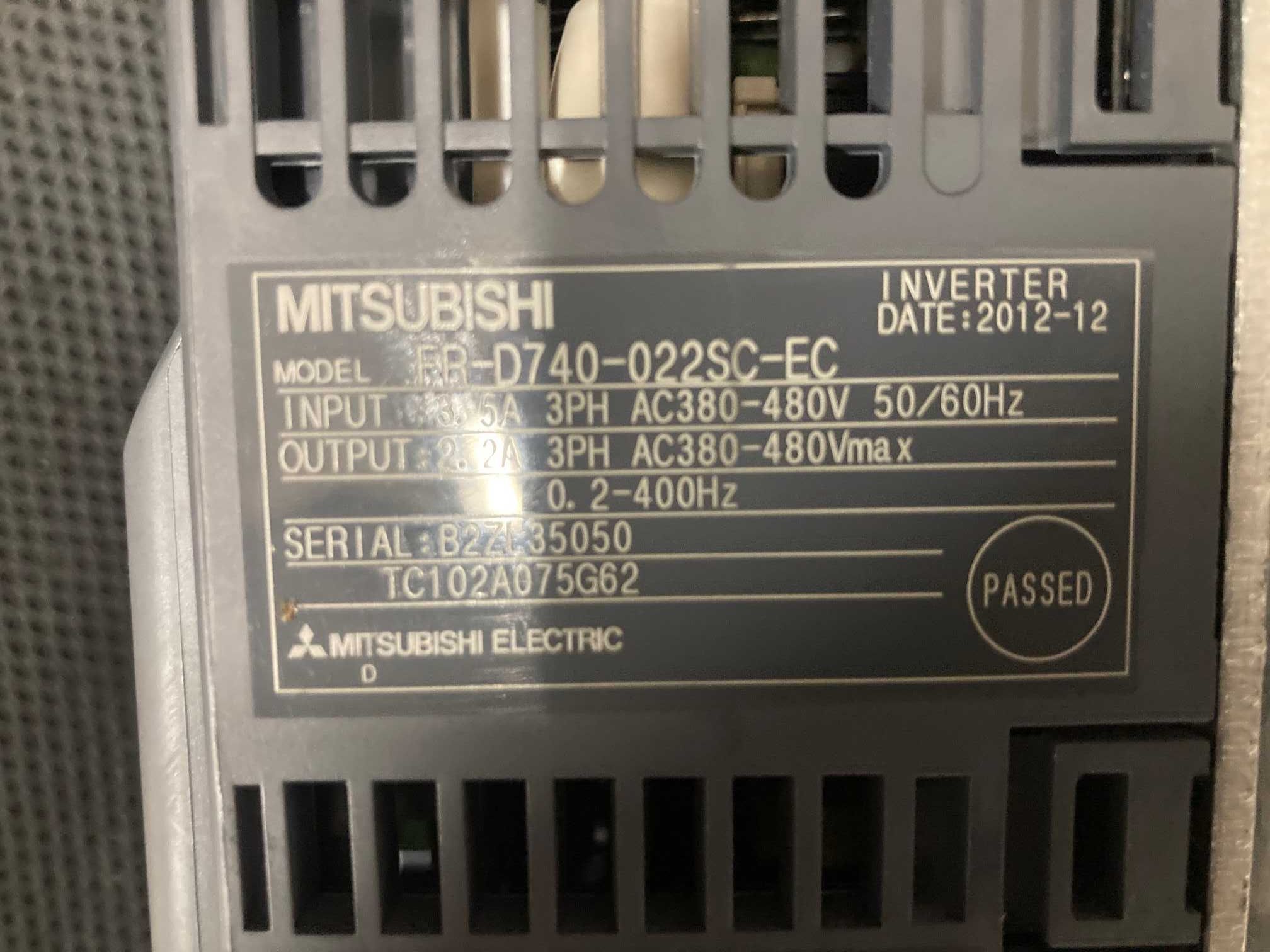 Честотен регулатор(инвертор)Mitsubishi 0,75кw/400в