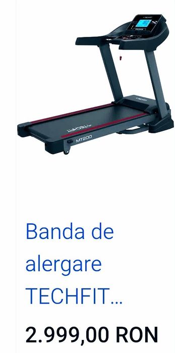 Banda de alergare TECHFIT MT200 Nouă în Garanție