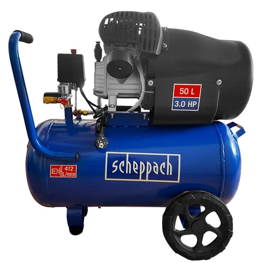 Compresor Scheppach germany 50l 10bar 412l min