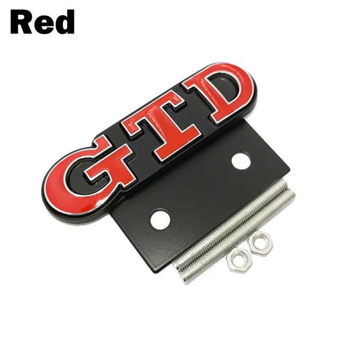 Надпис/Емблема GTD три цвята предна решетка