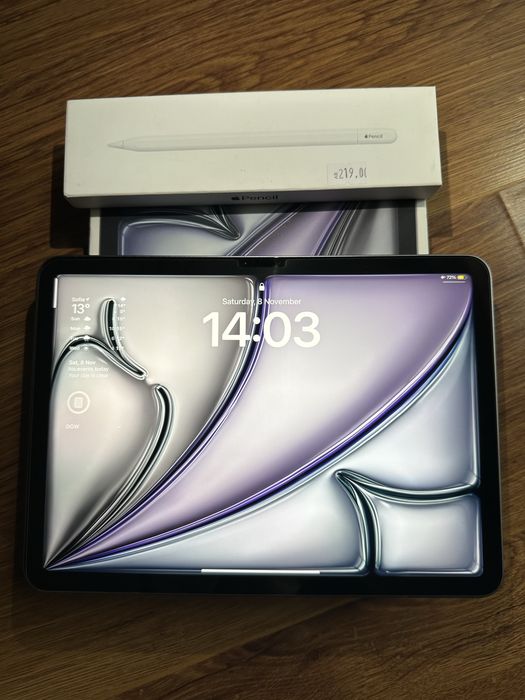 iPad Air 11” (M2, 256GB) + Apple pen – като НОВ!