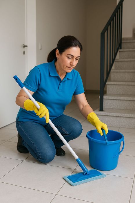 Doamnă pentru curățenie – lucrări ocazionale la blocuri și apartamente