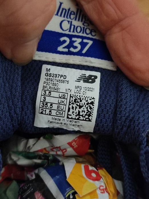 Маратонки New balance eur 35.5 обувани малко