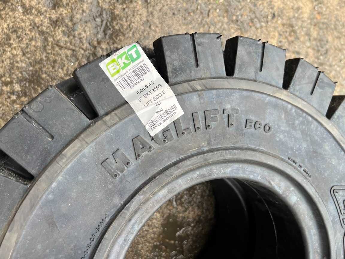 Anvelopa stivuitor 6.00-9 cauciuc solid pentru janta din doua bucati