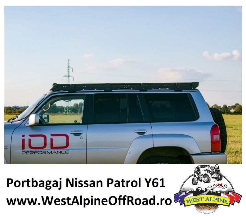 Portbagaj Nissan Patrol Y61 (1998-2004) / Y61 GU4(2005+)- SLIM OFFROAD