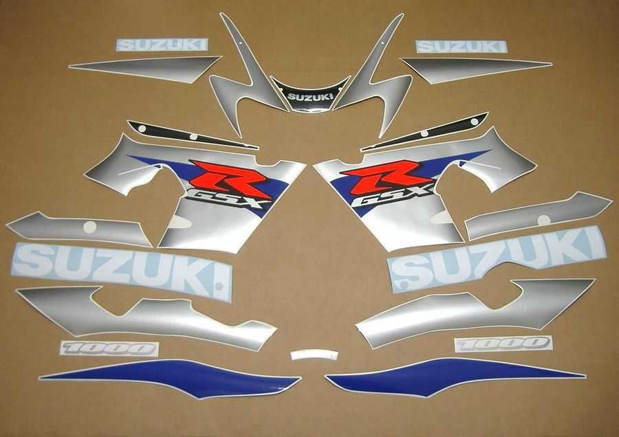 Стикери Сузуки 1000 GSXR 2001-2002г Suzuki GSX-R лепенки к1 к2 k1 k2