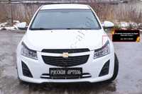 Накладки на передние фары (реснички) Chevrolet Cruze с 2009 по 2014гг