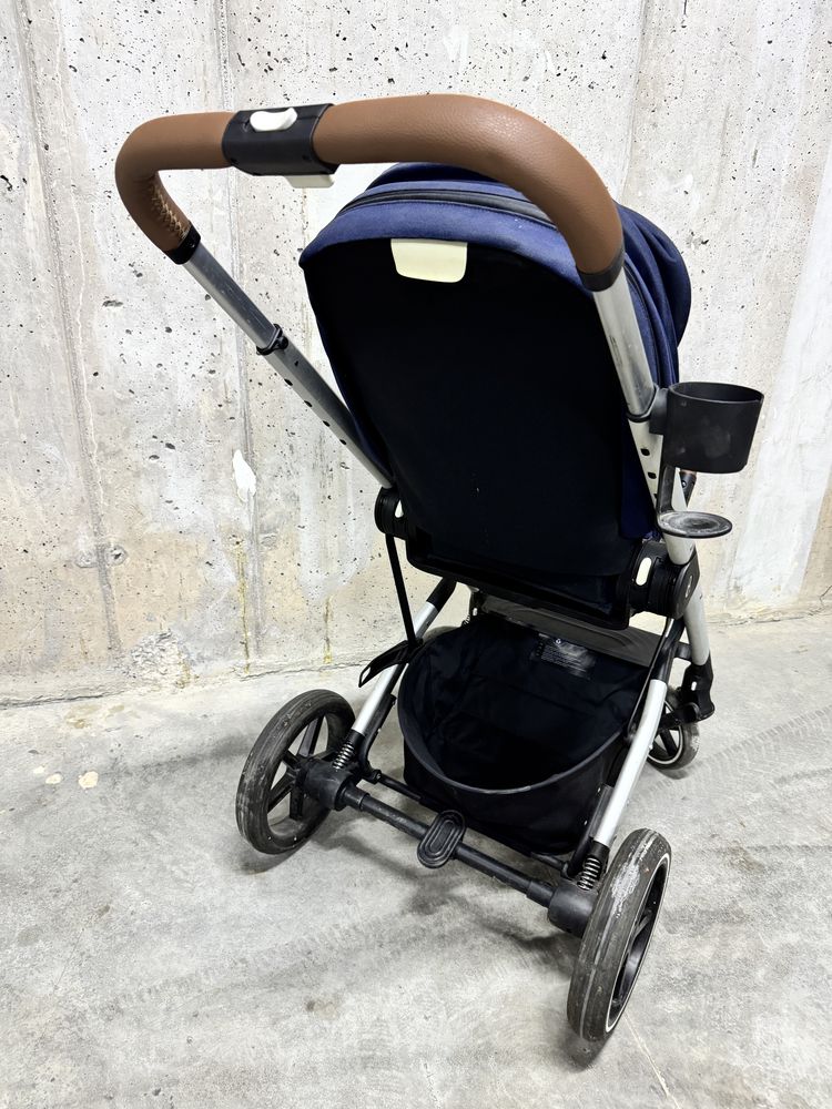Carucior Cybex Sport Balios S Lux Silver - Navy