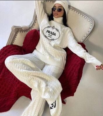 Set de damă, tricot