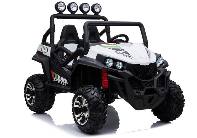 UTV electric pentru copii Golf-Kart S2588 180W PREMIUM #Alb
