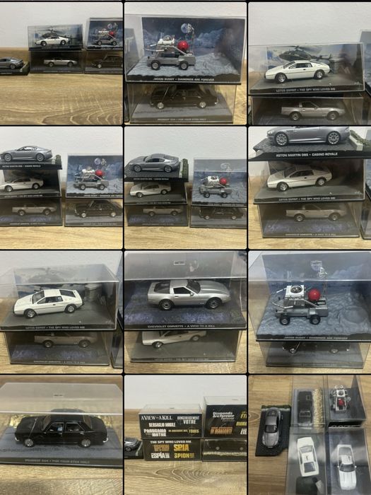 masinute de colectie 007 Aston Martin Lotus Esprit Chevrolet corvette