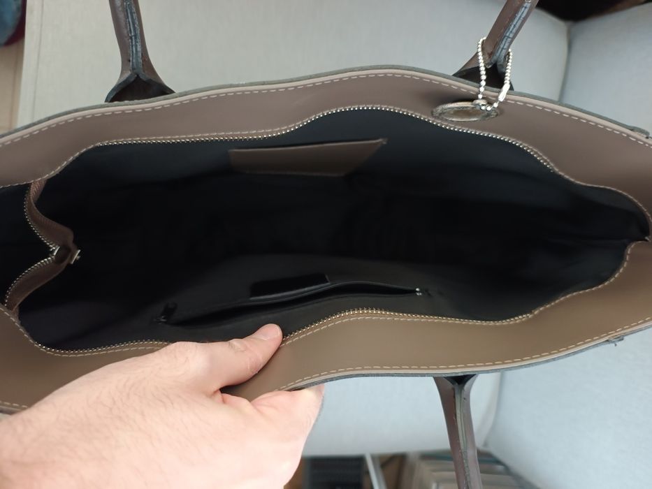 Дамска чанта естествена кожа Tod's