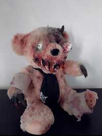 Teddy bear with a 30 cm creepy tie, original, handmade.