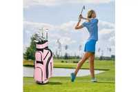 Set complet de crose de golf pentru femei, 10 piese  roz