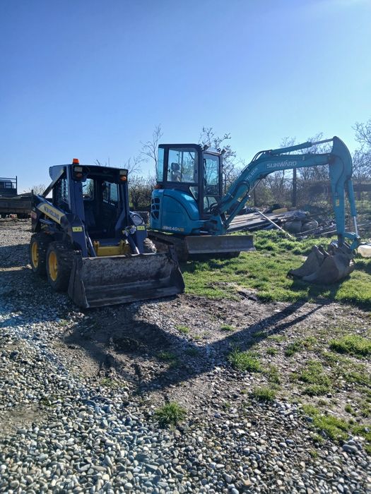 Închiriez miniexcavator 4.2t pt săpături fundații demolări terasari