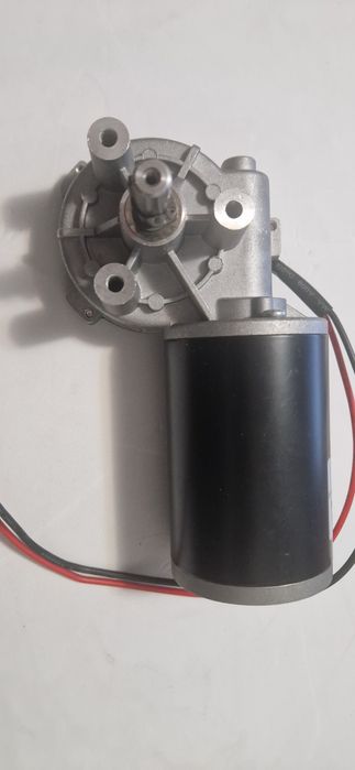 Motor cu angrenaj durabil, argintiu/negru