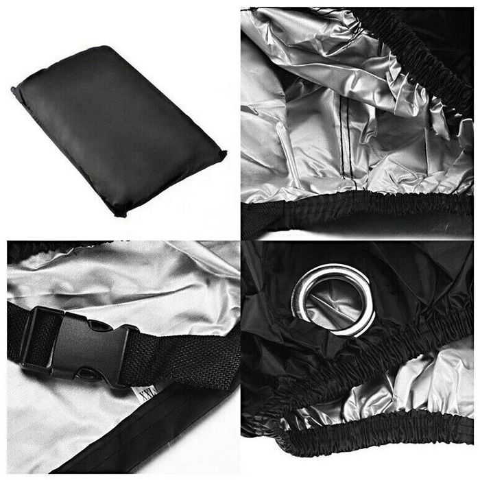 Husa-Prelata 2XL Outdoor, pentru motocicleta, Neagra