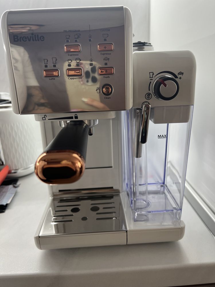 Еспресо машина Breville VCF108X Prima Latte II, 19 bar, 1050 W, Автома