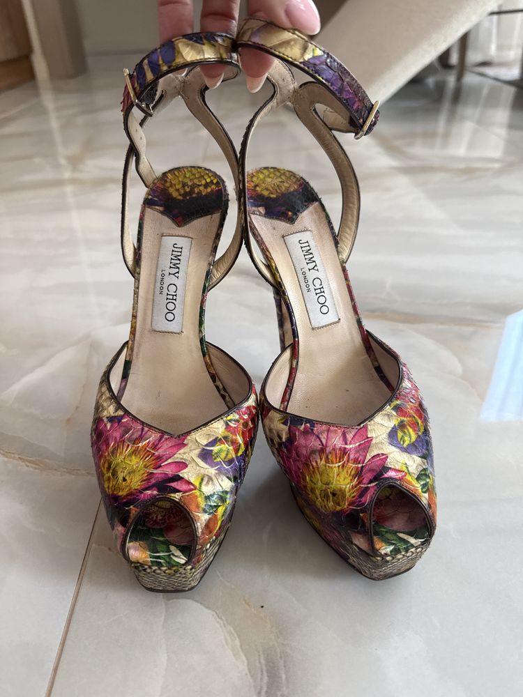 Питон Jimmy Choo високи сандали