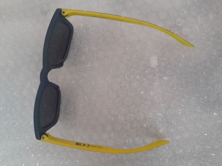Ochelari de soare tip Wayfarer, model camuflaj albastru | UV400