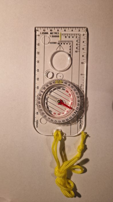 Busola turistica (baseplate compass)
