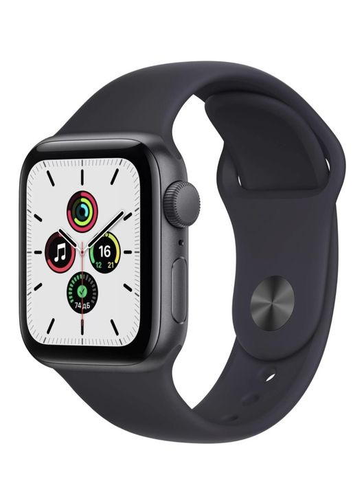 Apple Watch SE 44 мм черный