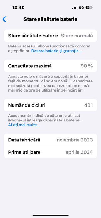 Iphone 15 Pro, blue titanium de 128 gb, in garantie!!