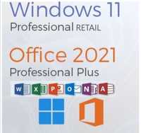 Licență WINDOWS 11 PRO RETAIL + Office 2021 pro plus