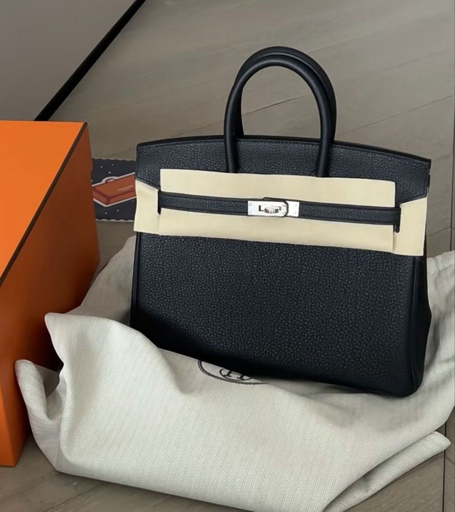 Чанта Hermes Birkin 30 cm естествена того кожа