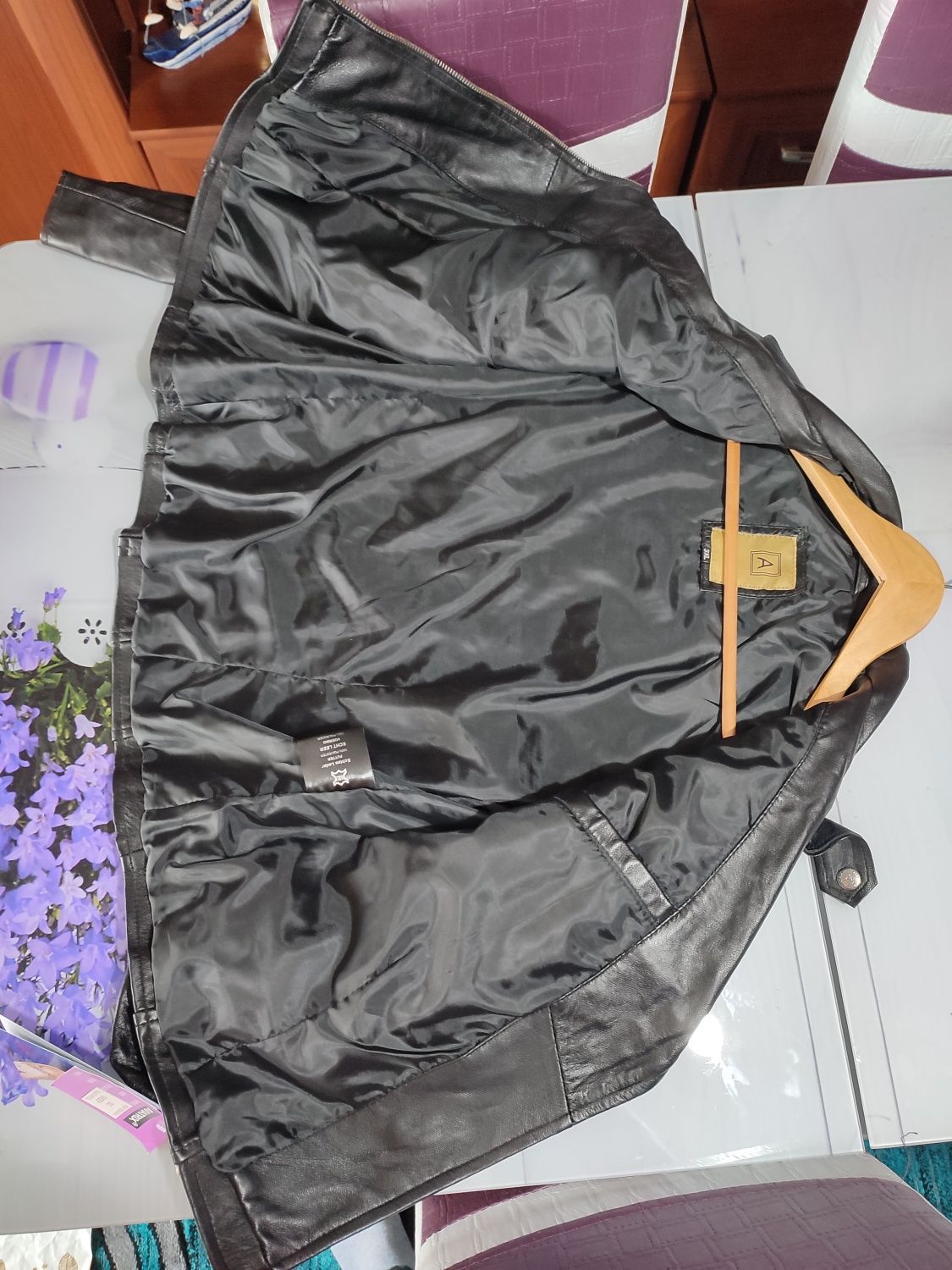 Jachetă damă, piele naturală
