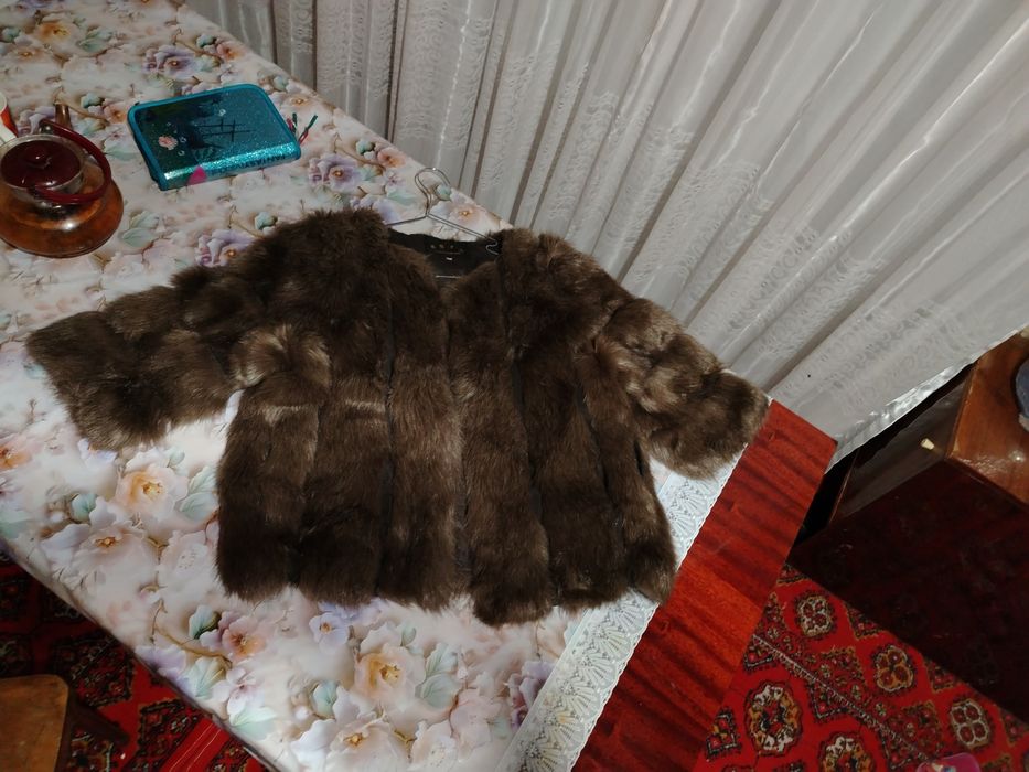 Шуба и кардиган в хорошем состоянии