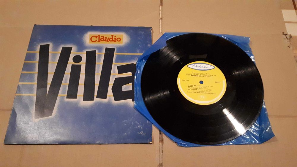 Disc vinil celebru: Claudio Villa - muzica usoara italiana