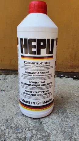 Антифриз концентрат HEPU червен 1,5 литра