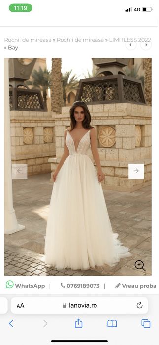 Rochie Mireasa LaNovia-Bucuresti