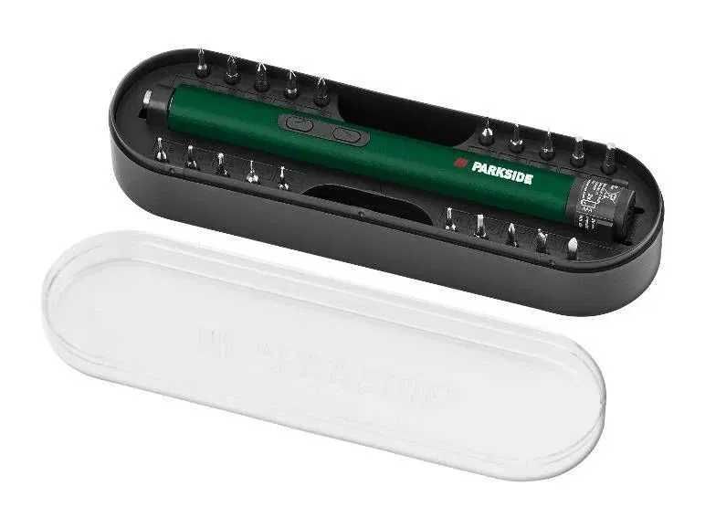 Șurubelniță electrică de precizie GSM, CALCULATOARE + 20 de biți, NOUA