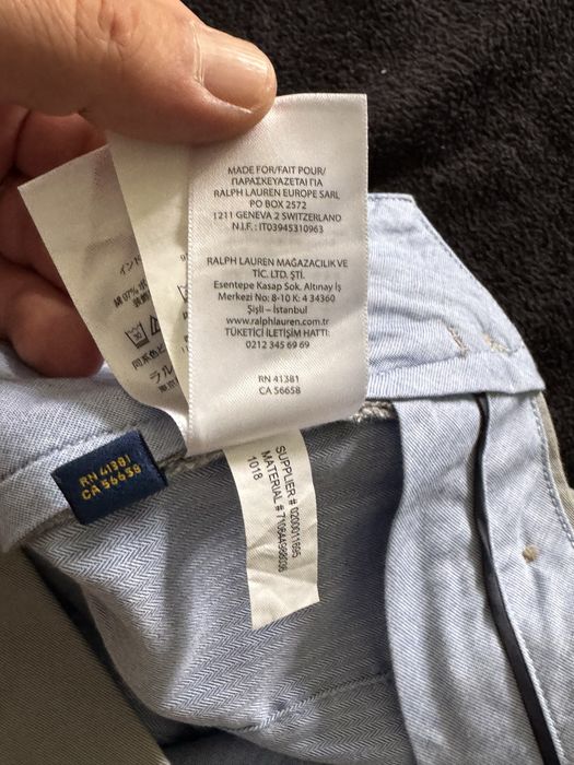 Ralph Lauren,pantaloni chino bărbați,NOI,măr.L(34)