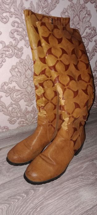 Сапоги зимние, длинные