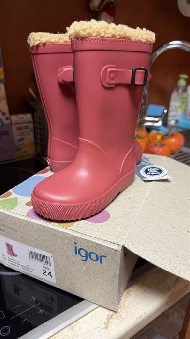 Гуменш ботуши  IGOR  2 бр. с подплата 100% вълна