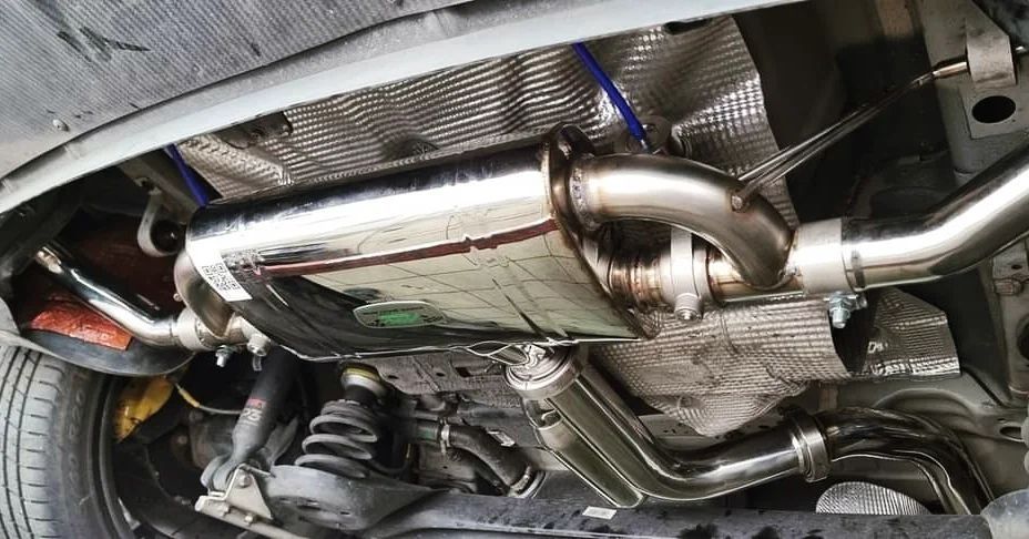 Tobă Sport Inox 304– Sunet Reglabil cu Clapete Vacuum pe Ambele Ieșiri