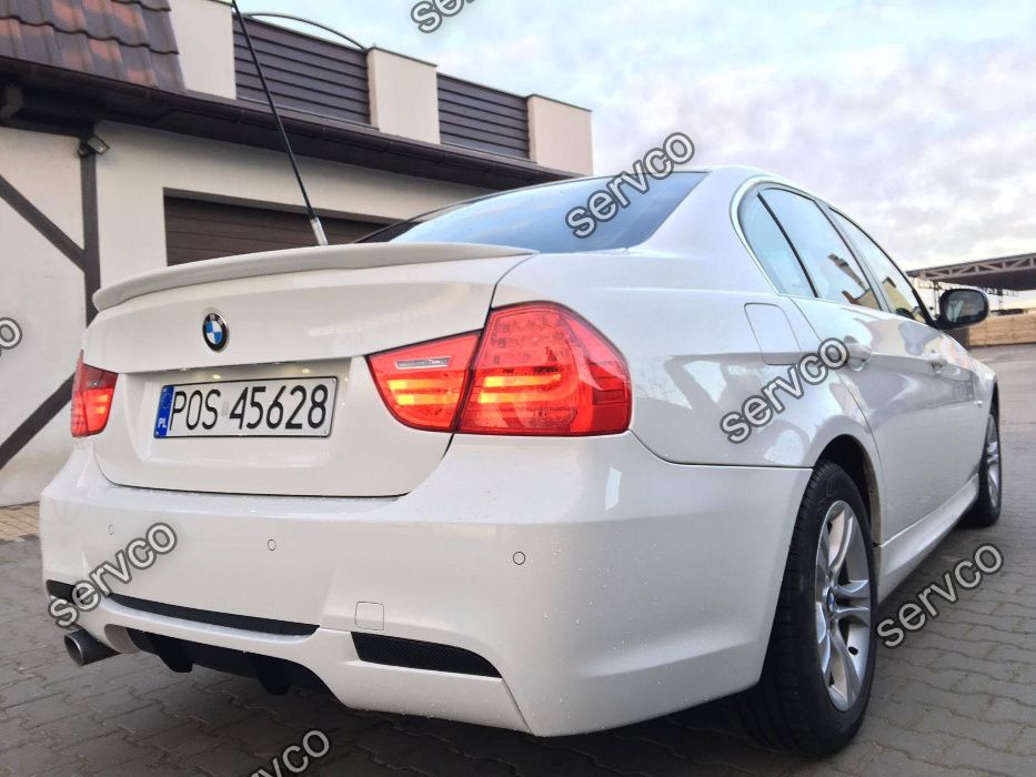 Prelungire difuzor tuning bara spate BMW E90 E91 pt bara pachet M v1