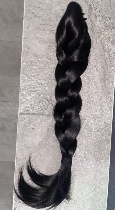 Extensie - coada de par impletita cu cleste